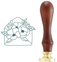 Wax Seal Stamp - Sending Flowers - Spellbinders