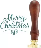 Wax Seal Stamp - Merry Christmas Oval - Spellbinders