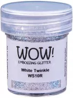 WOW - Embossing Glitter - White Twinkle - Regular