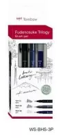 Tombow® Fudenosuke - Trilogy - Brush Pen - 3pk Set