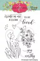 Clear Heart Bookmarks - Clear Stamps - Colorado Craft Company