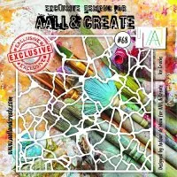 AALL & Create - Ice Cracks Stencil #68