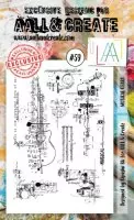 AALL & Create - Musical Gears Clear Stamps #59
