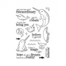 Believe In Yourself Narwhal - Clear Stamps