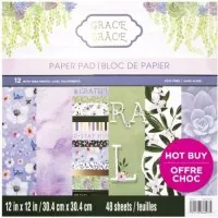 Craft Smith - Grace - 12"x12" - Scrapbooking Paper