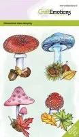 Mushrooms - Clear Stamps - Craft Emotions