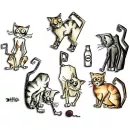 Crazy Cats - Framelits