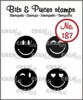 Happy Faces Solid - Stempel - Crealies