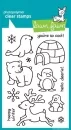 Critters in the Snow - Clearstamp Set