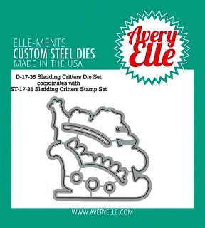 Sledding Critters - Elle-ments - Dies