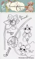 Daffodil Mice - Clear Stamps - Colorado Craft Company