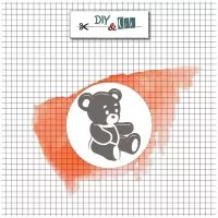 Brass Seal - Teddy Bear - DIY & Cie