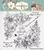 Floral Corners - Clear Stamps - Colorado Craft Company