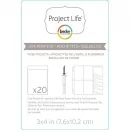 Photo Sleeves - 3"x4" - Project Life