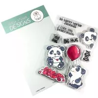 Bundle - Lovely Pandas - Stamps + Dies - Gerda Steiner Designs