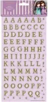 Alphabet Thicker Stickers Rosa - Gorjuss