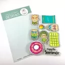 Pool Piggies - Clear Stamps - Gerda Steiner Designs