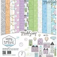 ModaScrap - Happy Travel - Paper Pack - 12"x12"