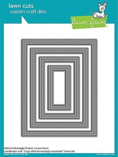 Stitched Rectangle Frames - Die - Lawn Cuts - Lawn Fawn