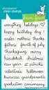 Happy Everything - Clear Stamps - 2nd grade