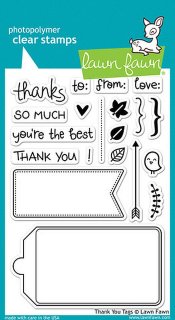 Thank You Tags - Clearstamps - 2nd grade