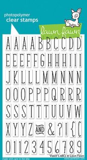 Violets ABCs - Clearstamps Set - 2nd grade