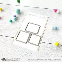 Little Agenda Postage - Creative Cuts - Dies - Mama Elephant