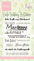 Hallo Frühling & Ostern - Clear Stamps - Marianne Design