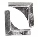 Buchecken - Metall - Silber