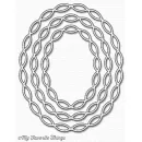 Linked Chain Oval Frames - Die-namics
