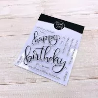 Happy Birthday - Clear Stamps - ModaScrap