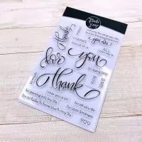 Thanks - Clear Stamps - ModaScrap