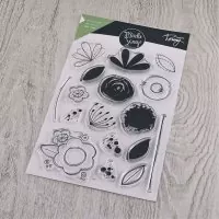 Doodle Flowers - Clear Stamps - ModaScrap