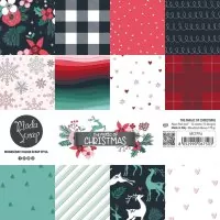 ModaScrap - The Magic of Christmas - Paper Pack - 6"x6"
