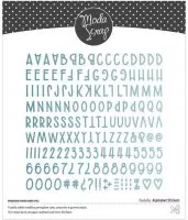 Fustella - Alphabet Stickers - Dies - ModaScrap