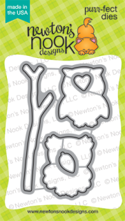 What a Hoot - Purr-fect Dies - Newton´s Nook Designs