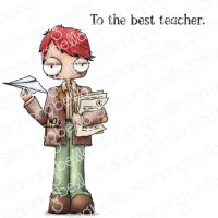 Oddball Boy Teacher - Rubber Stamps - Stamping Bella
