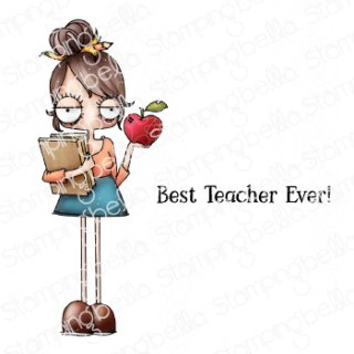 Oddball Girl Teacher - Rubber Stamps - Stamping Bella