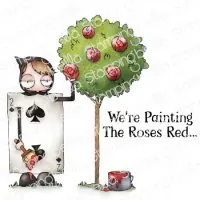 Oddball Painting the Roses Red - Rubber Stamps - Stamping Bella