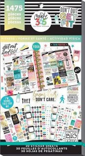 Create 365 - The Happy Planner - Value Pack Stickers - Work It Out