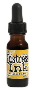 Fossilized Amber - Distress Ink Pad Re-Inker - Tim Holtz