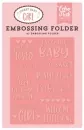 Precious Baby - Embossing Folder