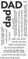All About Dad - Clear Stamps - MFT