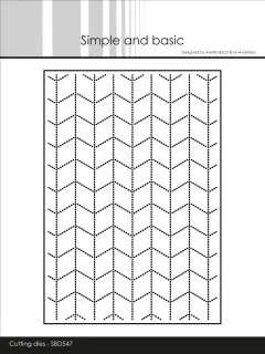 Simple and Basic Chevron A6 dies