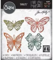 Scribbly Butterflies - Thinlits Dies - Sizzix