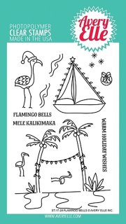 Flamingo Bells - Clear Stamps