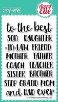 Best Ever - Clear Stamps
