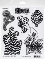 Dylusions - Stripy Curlicues - Rubber Stamps