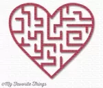 Heart Maze Shapes - Wild Cherry - My Favorite Things