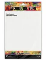 Alcohol Ink Yupo - White Cardstock 5"x7"